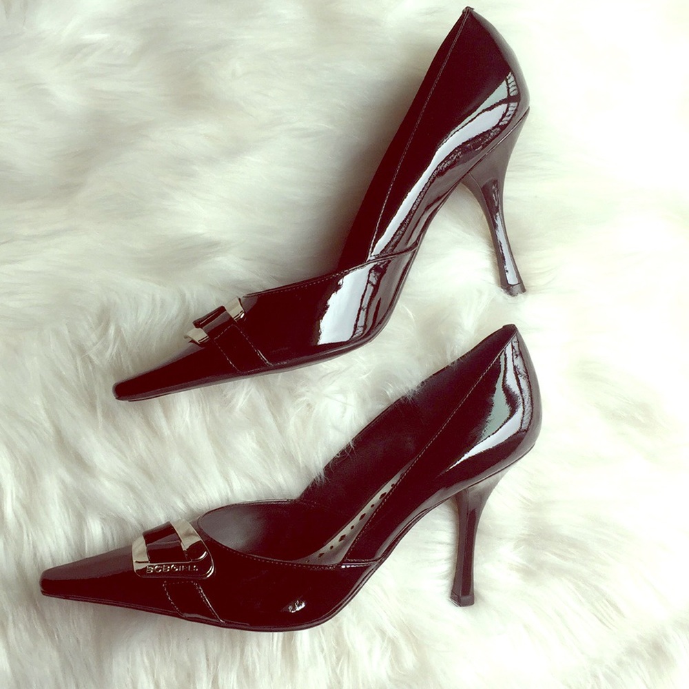 NIB BCBG Women's 'Kosty' Pumps Black Italian 10M
